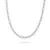 24Kae Chain Link Necklace, Silver