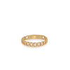 24Kae Chain Detailed Ring, Gold