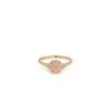 24Kae Oval Stone Ring, Gold