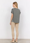 Soyaconcept Thilde V-Neck Blouse, Dusty Green