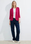 Cecil Basic Plain Blazer, Pink Sorbet