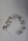 Verano Silver Foliage & White Berry Garland