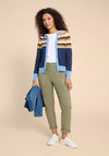 White Stuff Lulu Knitted Cardigan, Navy Multi