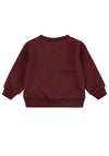 Levi’s Baby Boy Long Sleeve Logo Sweater, Chocolate Truffle