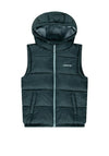 Levi’s Boys Essential Hooded Bodywarmer, Bistro Green