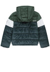 Levi’s Boys Colourblock Padded Coat, Bistro Green