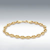 9 Carat Gold Rambo Chain Bracelet, Yellow Gold