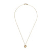 9 Carat Gold Collection Cross Over Circle Necklace, Gold