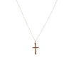 9 Carat Gold Cross Pendant Necklace, Gold