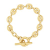 Absolute Coffee Bean T-Bar Bracelet, Gold