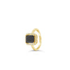 Absolute Halo CZ Cluster Ring, Gold & Black