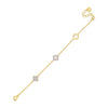 Absolute Pearl Petal Bracelet, Gold