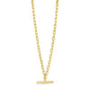 Absolute T-Bar Necklace, Gold