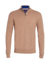 Andre Tory Quarter Zip Sweater, Ecru