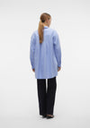 Vero Moda Inger Relaxed Fit Longline Shirt, Hydrangea