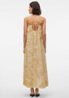 Vero Moda Kristee Strappy Long Dress, Harvest Gold