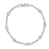 Absolute Danity CZ Bracelet, Silver