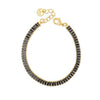 Absolute Linear CZ Bracelet, Gold & Black