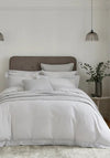 Bedeck Vendi Silver Infused Cotton Duvet Cover, Silver