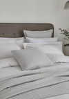 Bedeck Vendi Silver Infused Cotton Duvet Cover, Silver