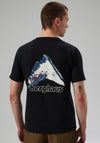 Berghaus Mountain Art Graphic T-Shirt, Black