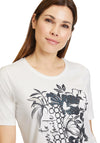 Betty Barclay Casual Floral Print T-Shirt, White