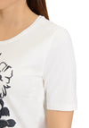 Betty Barclay Casual Floral Print T-Shirt, White