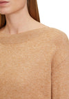 Betty Barclay Boat Neckline Knit Jumper, Camel