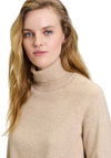 Betty Barclay Roll Neck Knit Jumper, Beige