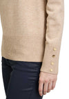 Betty Barclay Roll Neck Knit Jumper, Beige