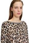 Betty Barclay Leopard Print Top, Beige