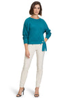 Betty Barclay Tie Hem Sweater, Teal