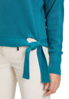 Betty Barclay Tie Hem Sweater, Teal