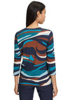 Betty Barclay Abstract Print Top, Blue