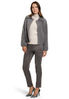 Betty Barclay Fluffy Collar Cardigan, Grey