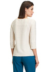 Betty Barclay Textured Fitted Top, Beige