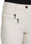 Betty Barclay Perfect Body Faux Leather Trousers, Off White