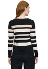 Betty Barclay Striped Long Sleeve Top, Black