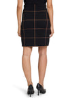 Betty Barclay Grid Print Knit Pencil Skirt, Black