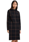 Betty Barclay Grid Print Knit Dress, Black