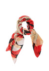 Betty Barclay Geometric Print Scarf, Orange Multi