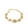 Newbridge Bird Enamel Link Bracelet, Gold