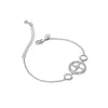 Newbridge St Brigid’s Cross Bracelet, Silver