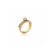 Burren Set on You Set of 2 Stacking Rings, Gold