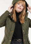 Barbour Womens Millfire Quilted Short Jacket, Green