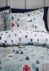 Bianca Home Brushed Winter Scene Duvet Cover Set, Blue