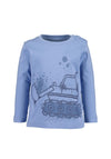 Blue Seven Baby Boy Digger Long Sleeve Top, Blue