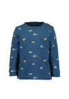 Blue Seven Baby Boy Car Long Sleeve Top, Navy