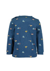 Blue Seven Baby Boy Car Long Sleeve Top, Navy