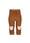 Blue Seven Baby Boy Rib Knit Jogger, Brown